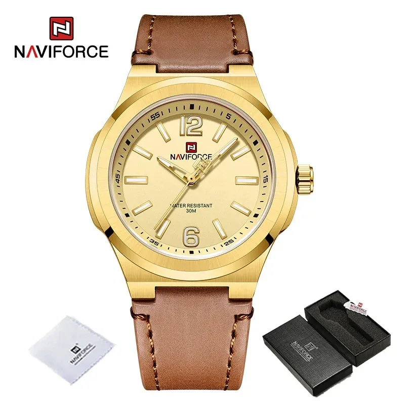 NAVIFORCE NF9233 Quartz Leather Men's Wristwatches