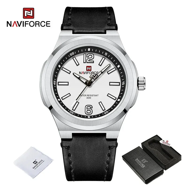 NAVIFORCE NF9233 Quartz Leather Men's Wristwatches