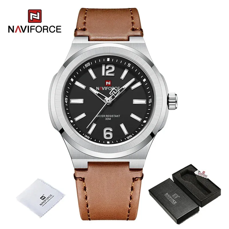 NAVIFORCE NF9233 Quartz Leather Men's Wristwatches