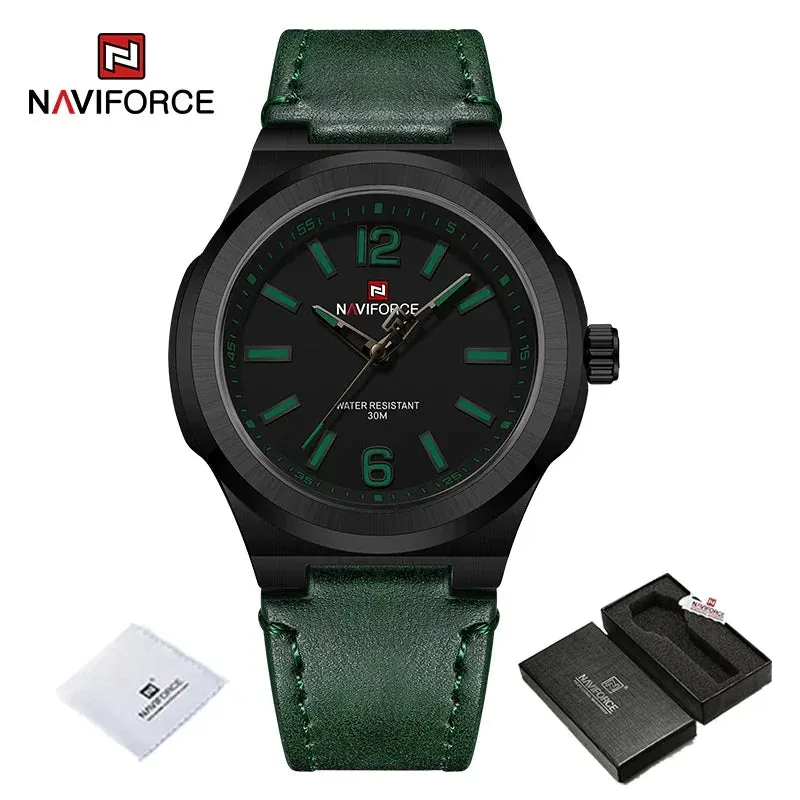 NAVIFORCE NF9233 Quartz Leather Men's Wristwatches