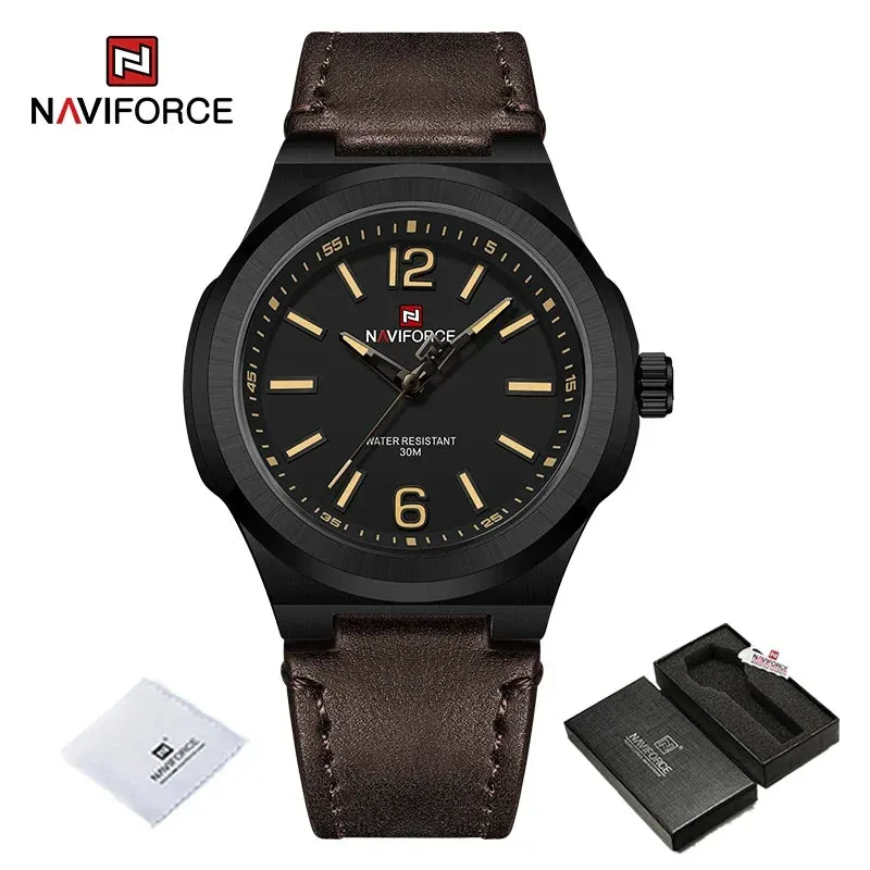 NAVIFORCE NF9233 Quartz Leather Men's Wristwatches