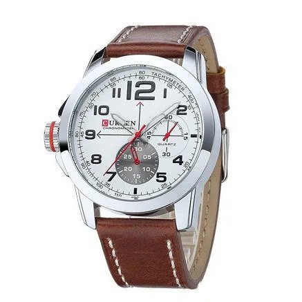 New watches men military watch fashion business watch man leather strap casual Wristwatches