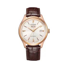 NH8393-05A - Mens Rose Gold Automatic Dress Watch