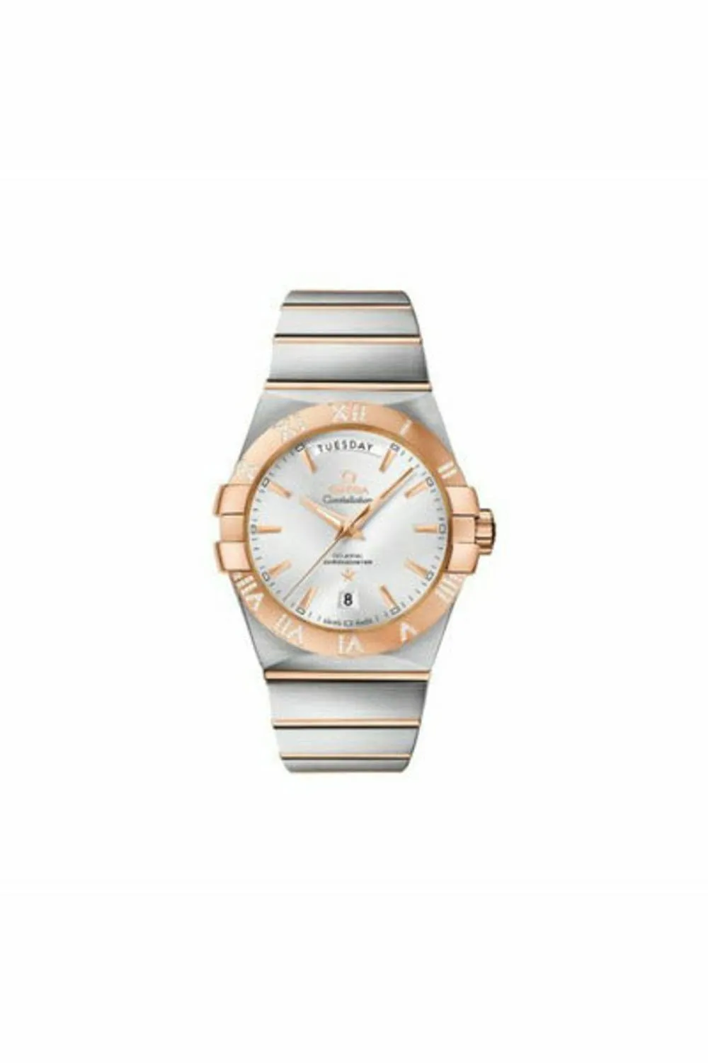 omega constellation brushed 27mm ladies watch