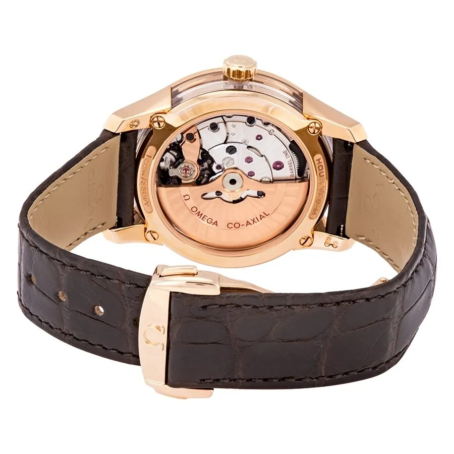 Omega De Ville Hour Vision Automatic Men's 18kt Rose Gold Watch 431.63.41.21.02.001