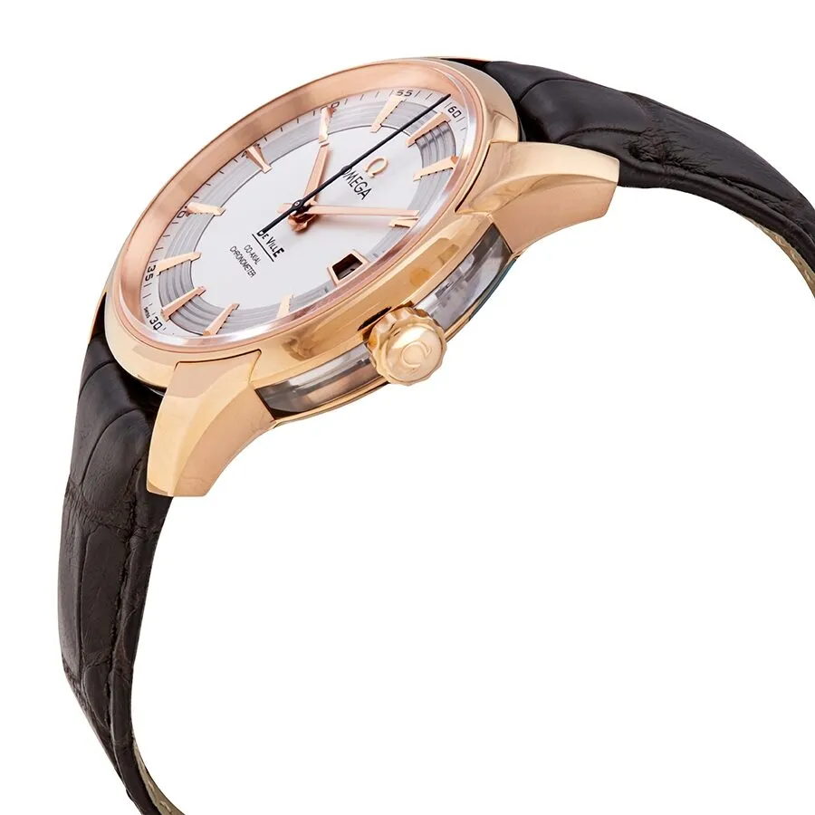 Omega De Ville Hour Vision Automatic Men's 18kt Rose Gold Watch 431.63.41.21.02.001