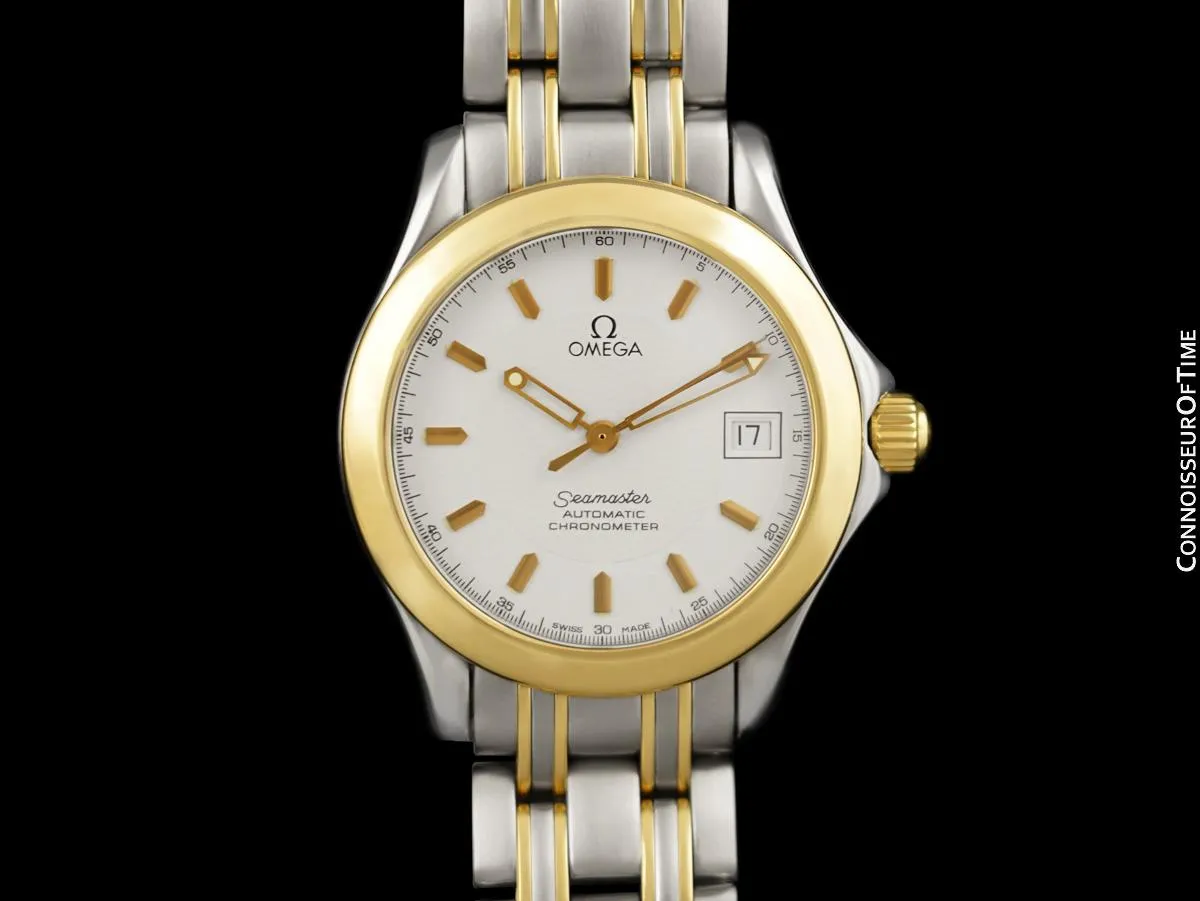 Omega Seamaster 120M Professional Divers Mens Automatic Chronometer Watch - Stainless Steel & 18K Gold