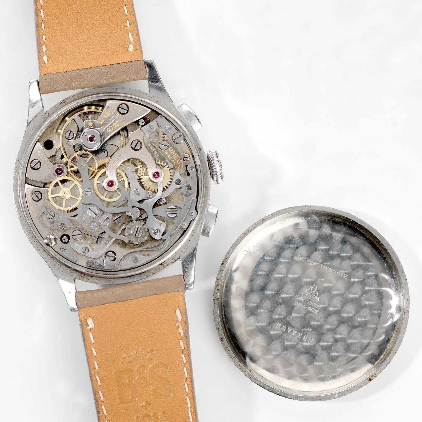 Omega Steel Step-Case Chrono Calibre 33.3