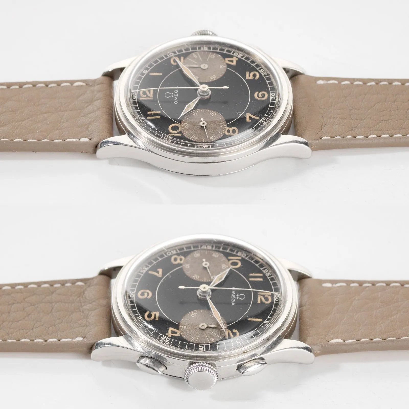 Omega Steel Step-Case Chrono Calibre 33.3