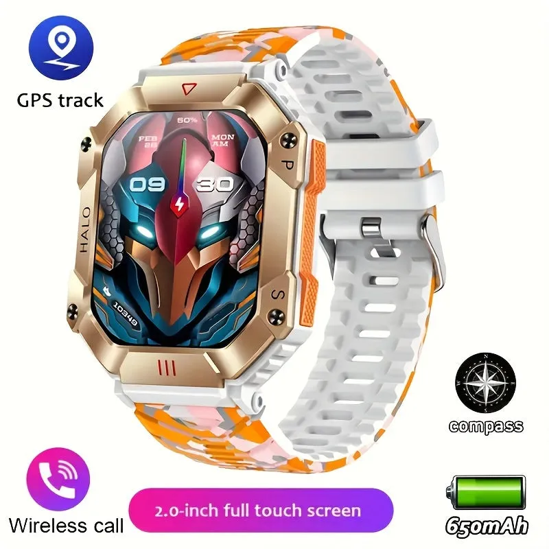 ONEGRA Sports Smart Watch For Women Men, Waterproof Fitness Watches With AI Voice Wireless Call