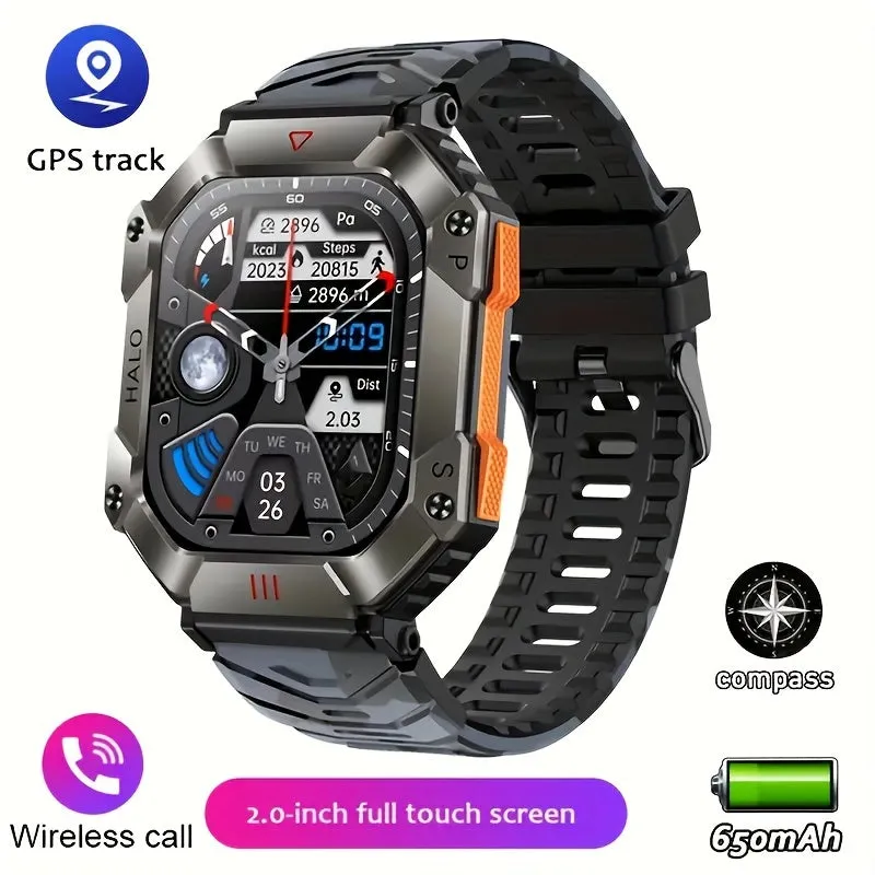 ONEGRA Sports Smart Watch For Women Men, Waterproof Fitness Watches With AI Voice Wireless Call
