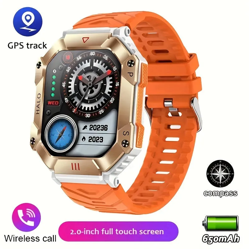 ONEGRA Sports Smart Watch For Women Men, Waterproof Fitness Watches With AI Voice Wireless Call