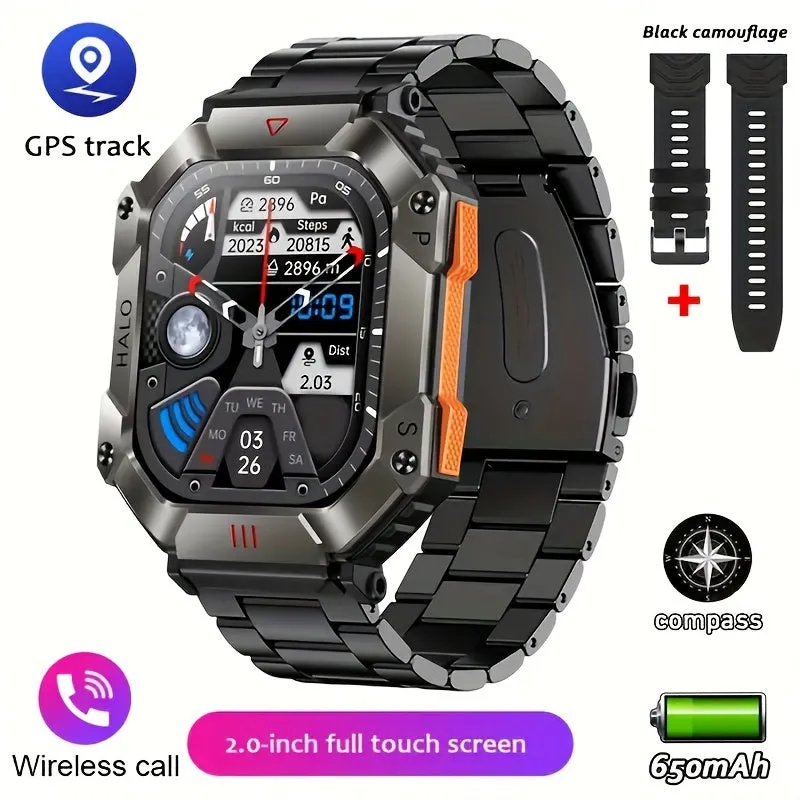ONEGRA Sports Smart Watch For Women Men, Waterproof Fitness Watches With AI Voice Wireless Call