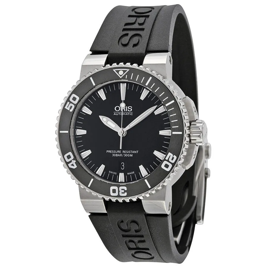 Oris Aquis Date 43 mm Steel/Rubber Men's Watch 733-7653-4154RS 01 733 7653 4154-07 4 26 34EB