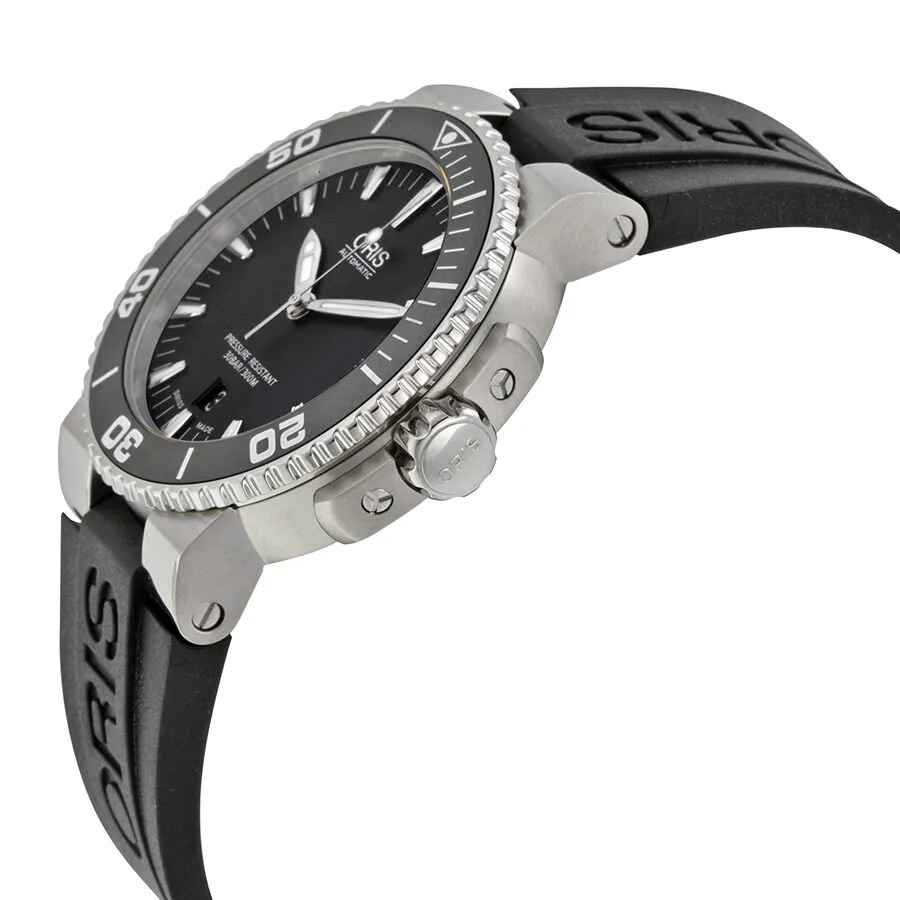 Oris Aquis Date 43 mm Steel/Rubber Men's Watch 733-7653-4154RS 01 733 7653 4154-07 4 26 34EB