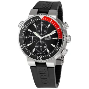 Oris Divers Titanium Chronograph Automatic Coke Dive Men's Watch 674-7599-7154RS