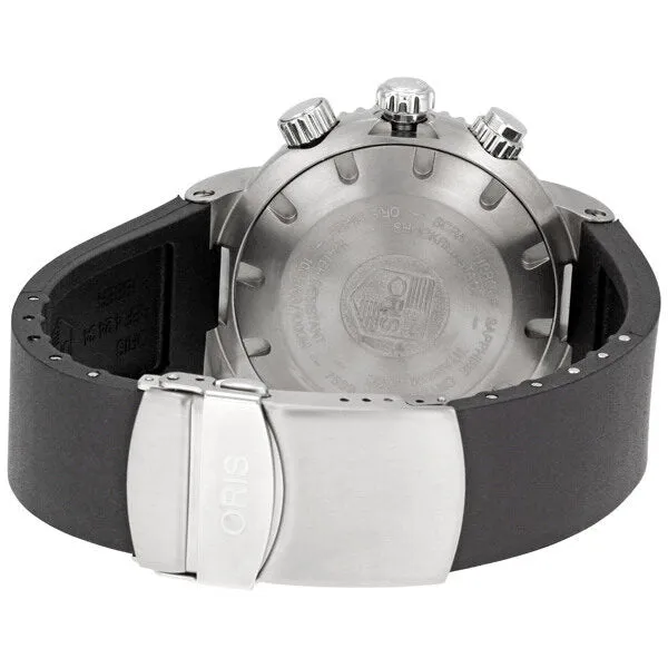 Oris Divers Titanium Chronograph Automatic Coke Dive Men's Watch 674-7599-7154RS