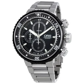 Oris ProDiver Chronograph Black Dial Automatic Men's Watch 774-7727-7154MB