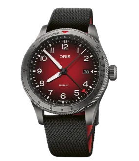 Oris ProPilot GMT Watch with Textile Strap, 41.50mm