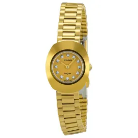 Rado Original Jubile Gold Tone Stainless Steel Ladies Watch R12559633