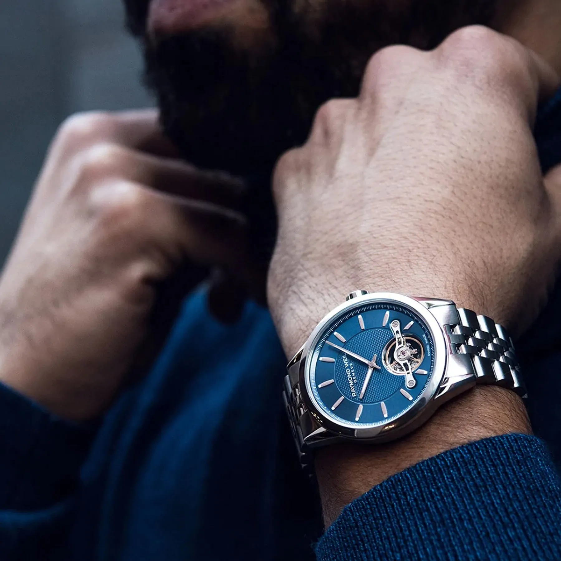 Raymond Weil - Freelancer Calibre RW1212 Men's Automatic Blue Steel Watch - 2780-ST-50001