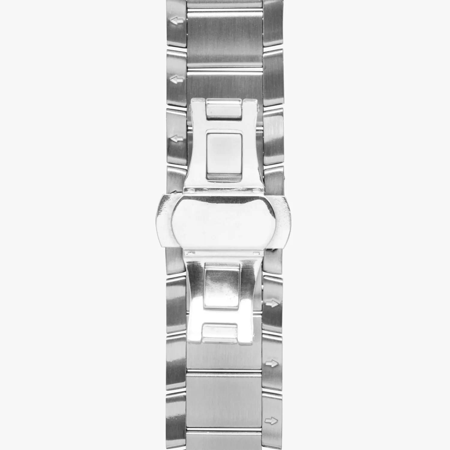 Red Face Customizable New Steel Strap Automatic Watch (With Indicators)