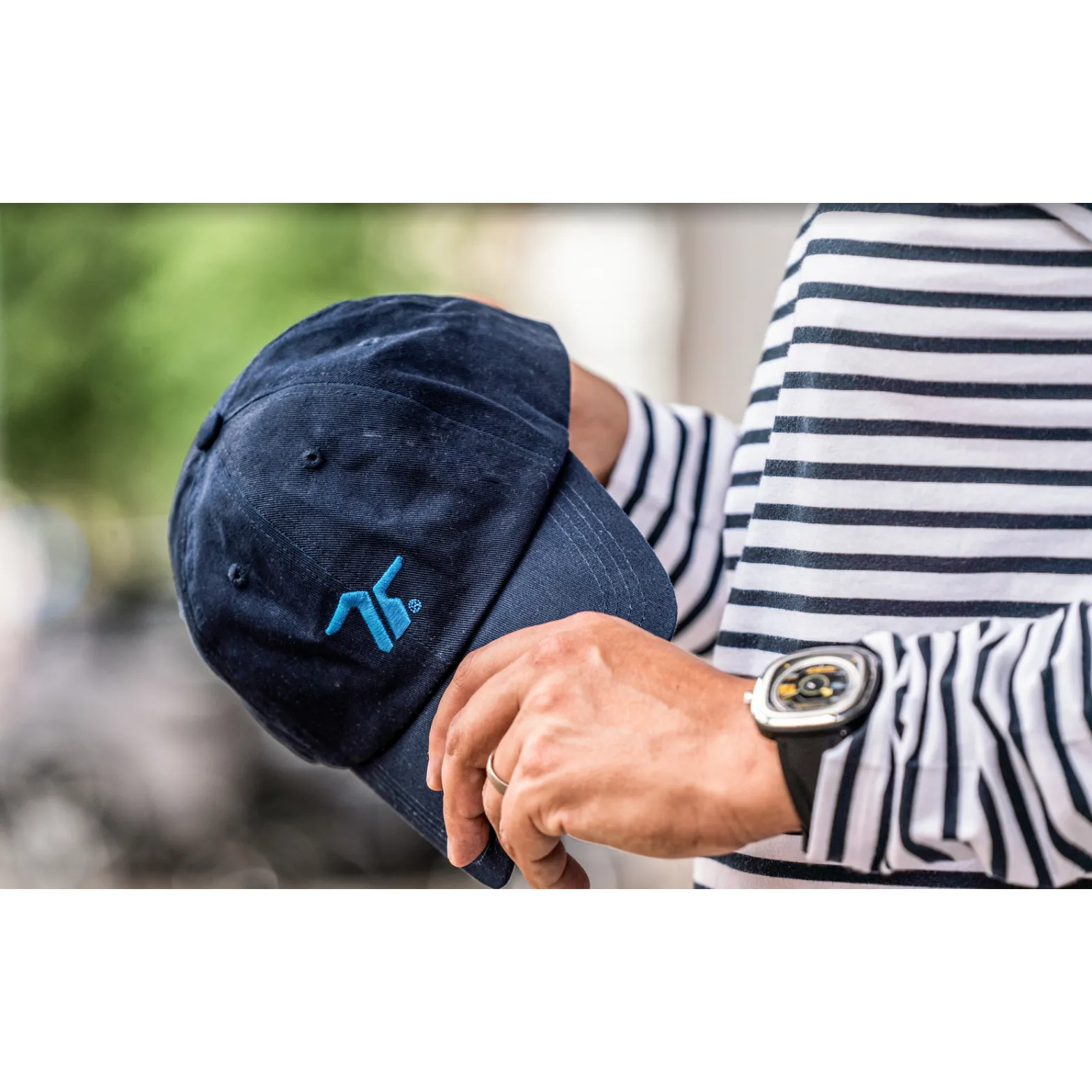 SEVENFRIDAY BASEBALL CAP DARK BLUE SOFT