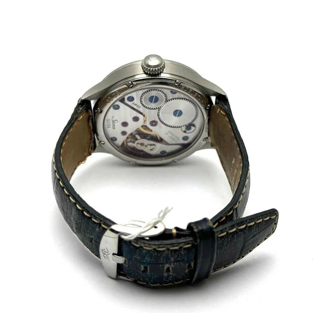 SINN SZ04 Regulator Winding Leather Strap Men's Watch