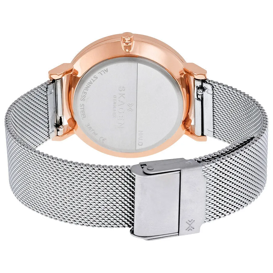 Skagen Hald Silver Two Tone Stainless Steel Ladies Watch SKW2506