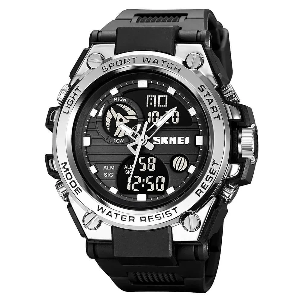 Skmei 2031 Original Analog Digital Big Dial Sports Watch For Men