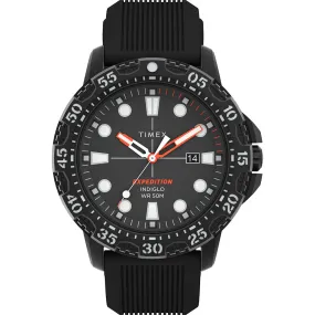Timex Expedition Gallatin - Black Dial  Black Silicone Strap [TW4B25500]