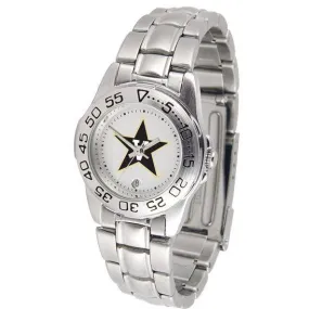 Vanderbilt Commodores Ladies Steel Band Sports Watch