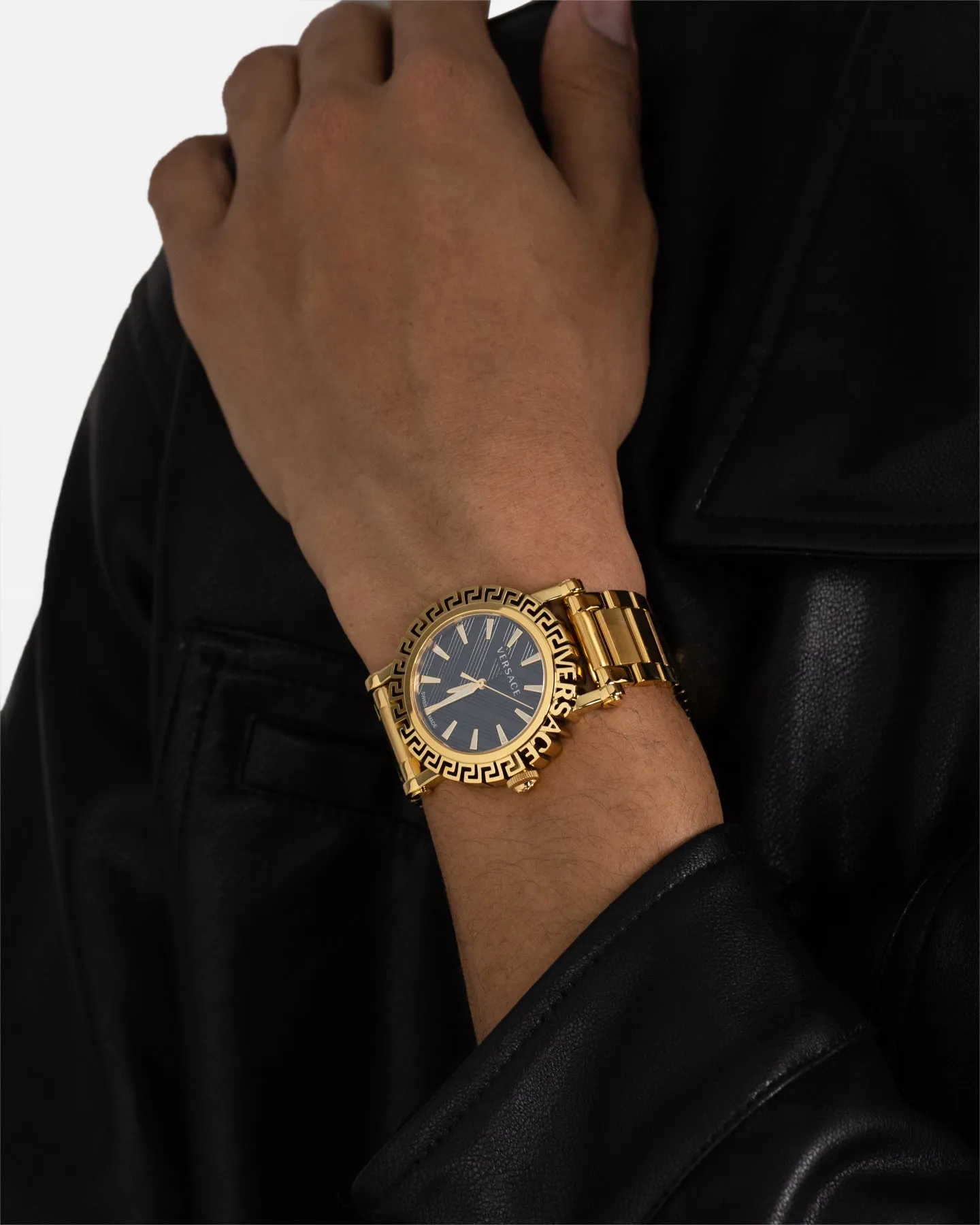 Versace Greca Glam Watch Gold/Black