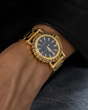 Versace Greca Glam Watch Gold/Black