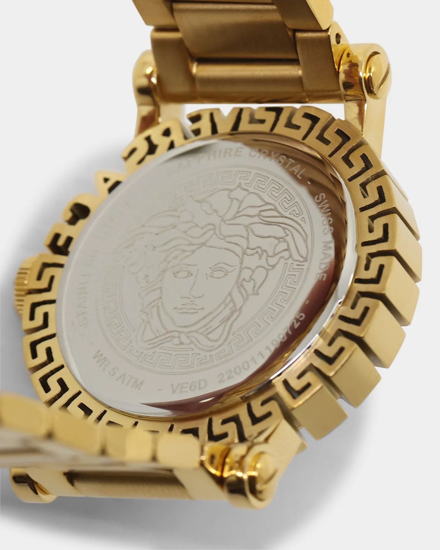 Versace Greca Glam Watch Gold/Black