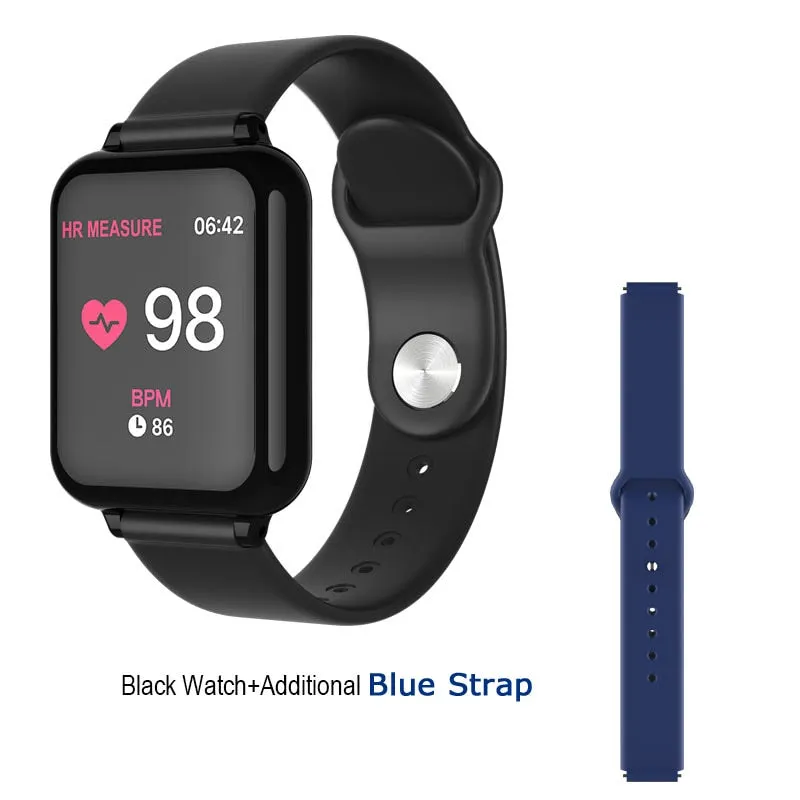 VERYFiTEK B57 Smart Watch Blood Pressure Oxygen Fitness Bracelet Watch Heart Rate Monitor IP67 Men Women Sport Smartwatch B57