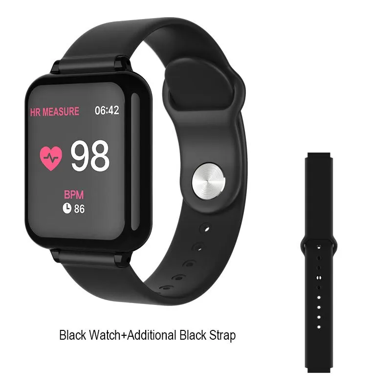 VERYFiTEK B57 Smart Watch Blood Pressure Oxygen Fitness Bracelet Watch Heart Rate Monitor IP67 Men Women Sport Smartwatch B57