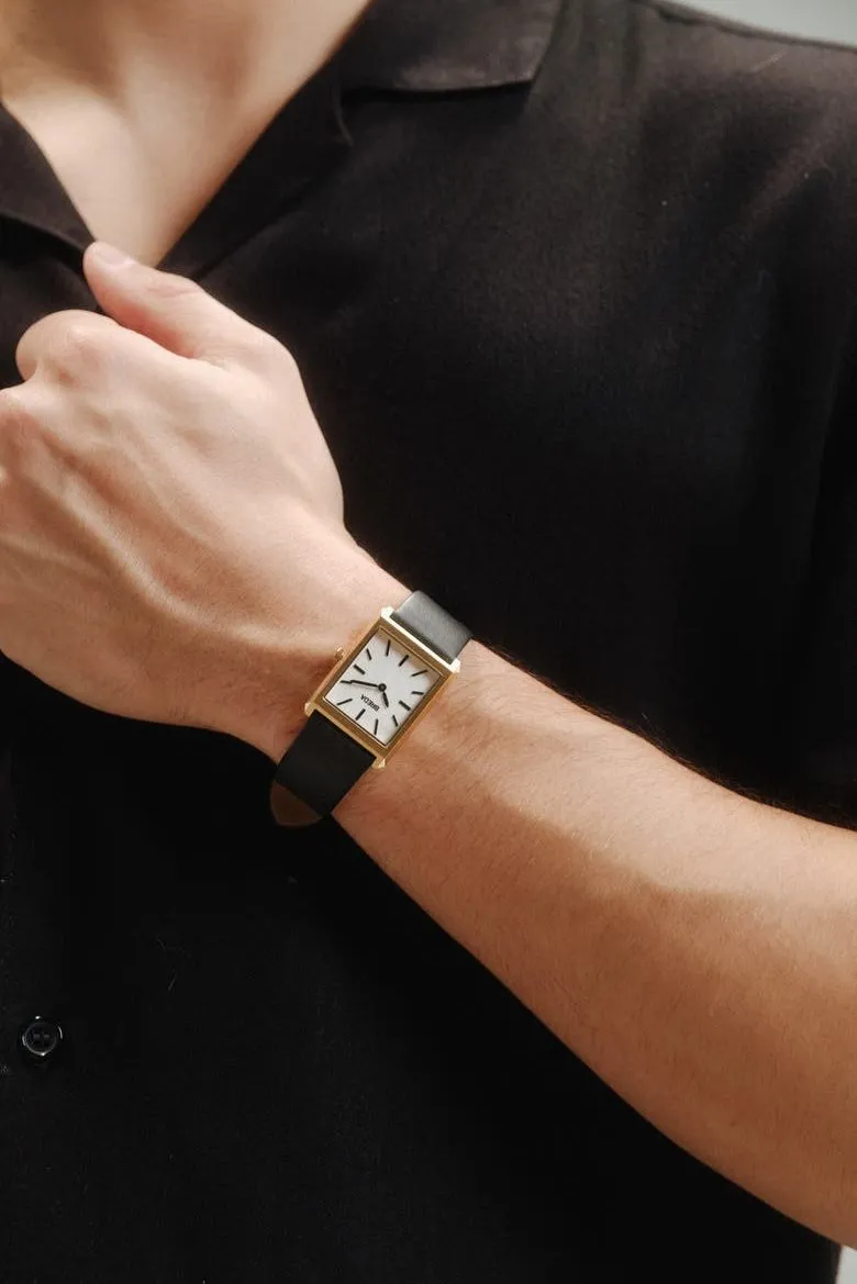 Virgil Watch - Gold, Black and Ivory