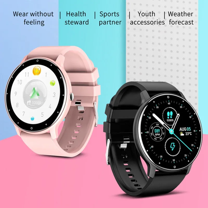 Women&#39;s smart watches Real-Time Weather Forecast Activity Tracker Whatsapp Notification Reminder IP67 Waterproof Smartwatches