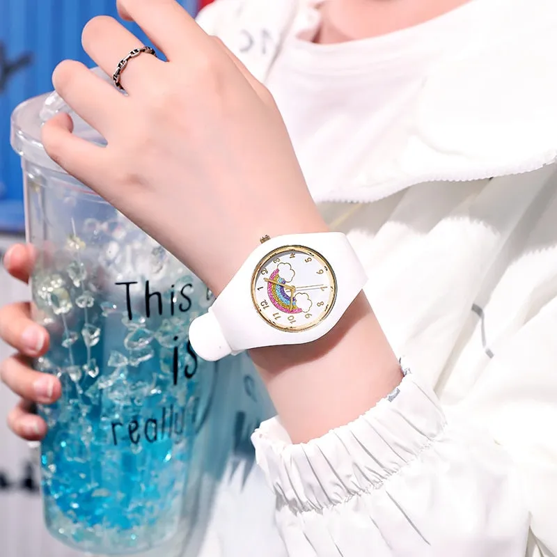 Women's 40mm Quartz Rubber Watch