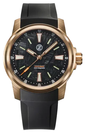 Zelos Aurora Field 38mm Bronze Meteorite