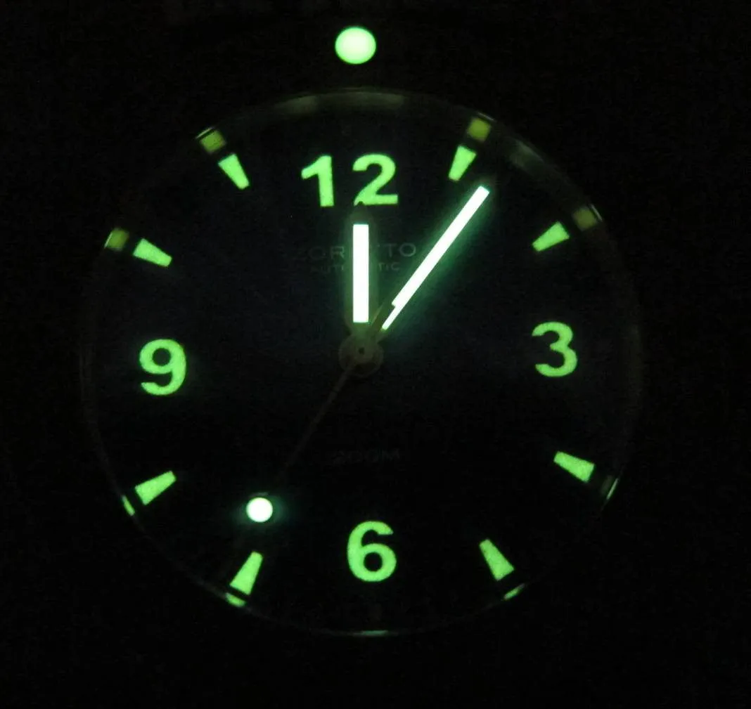 Zoretto Indy Black Dial
